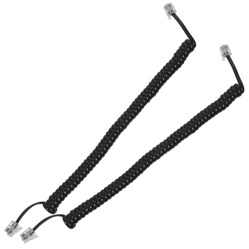2 Pcs Telephone Cable Line Cord Cords for Landline Phones - Photo 9/12