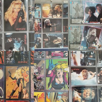 Barb Wire Movie Trading Cards Set of 72 (Topps, 1996) Pamela Anderson Dark Horse