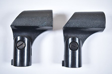 2x Vtg Shure Brothers Inc Microphone Clips fits SM58 SM57 Made in Evanston, ILL