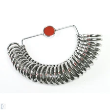 Finger Gauge - Metal Half-Round - Sizes US 1-15 - 35-262