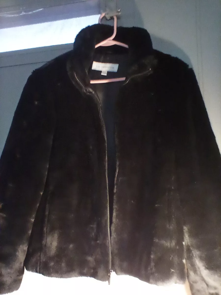 Liz claiborne faux deals fur jacket