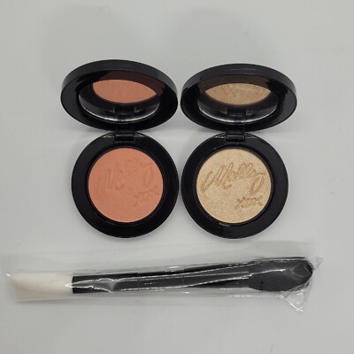 Mally Effortlessly Airbrushed Blush and Highlighter Duo NEW PEACH/STARDUST