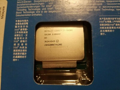 Factory Sealed Intel BX80648I75930K Core i7-5930K 3.5GHz 15MB