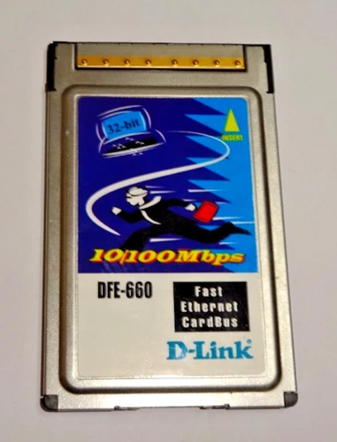 DLINK Fast Ethernet Cardbus DFE-660   #WL185