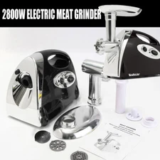 US 2800W Electric Industrial Meat Mincer Meat Grinder Make Meat 110-120V/50HZ