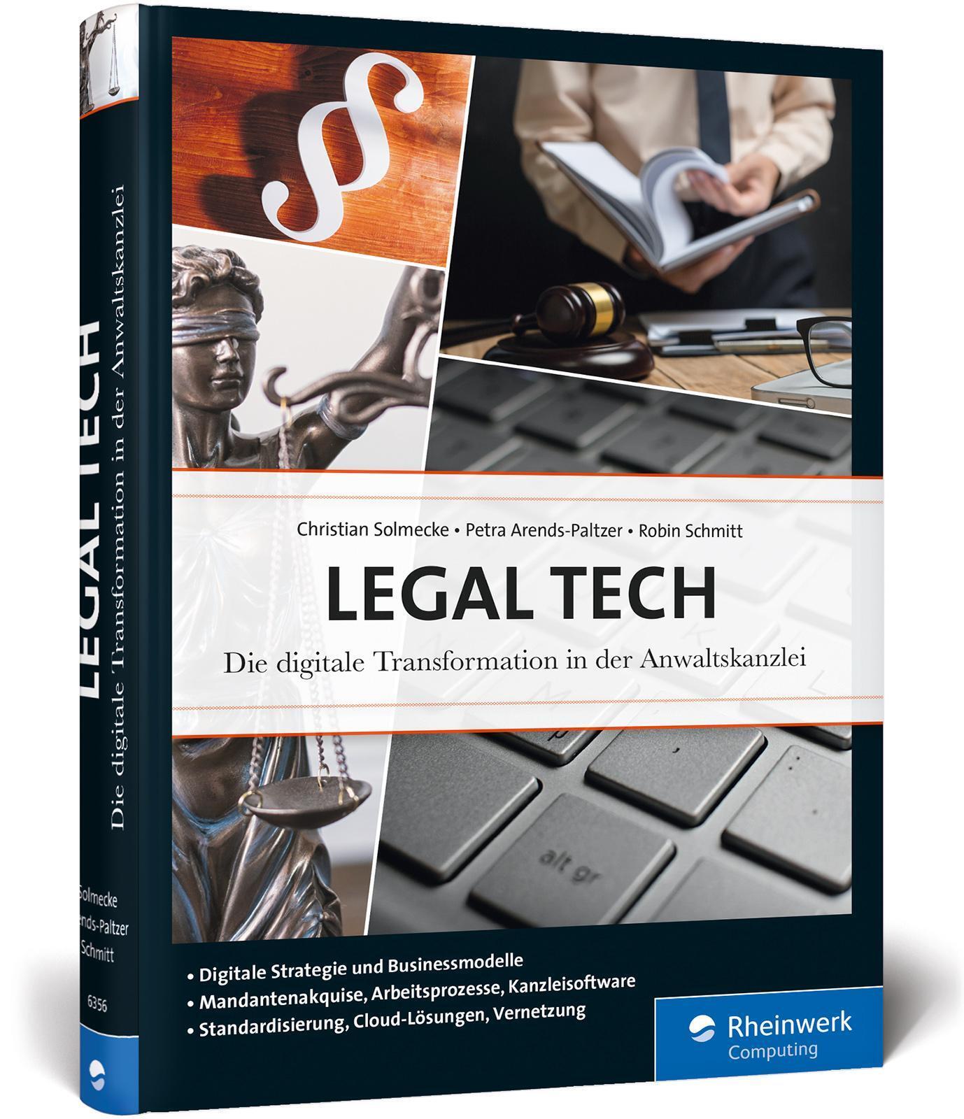 Thumbnail - Legal Tech | Christian Solmecke (u. A.) | Deutsch | Buch | Rheinwerk