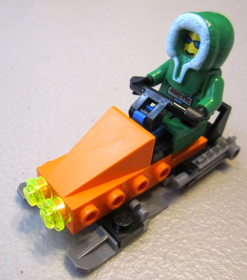 lego arctic snowmobile
