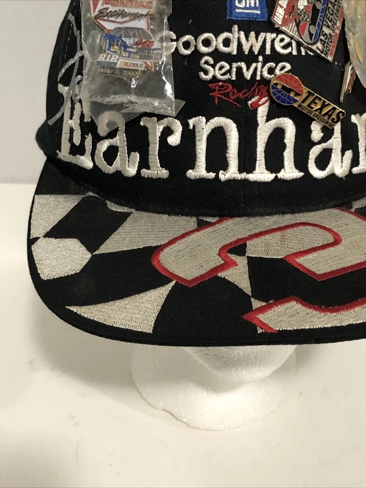 Винтажная бейсболка NASCAR Chase Earnhardt GoodWrench с гоночными булавками - Изображение 3 из 4