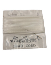 3 Nylon Bead Cord Pearl Cord Jewelry 10 Pieces W/Needle 72 in