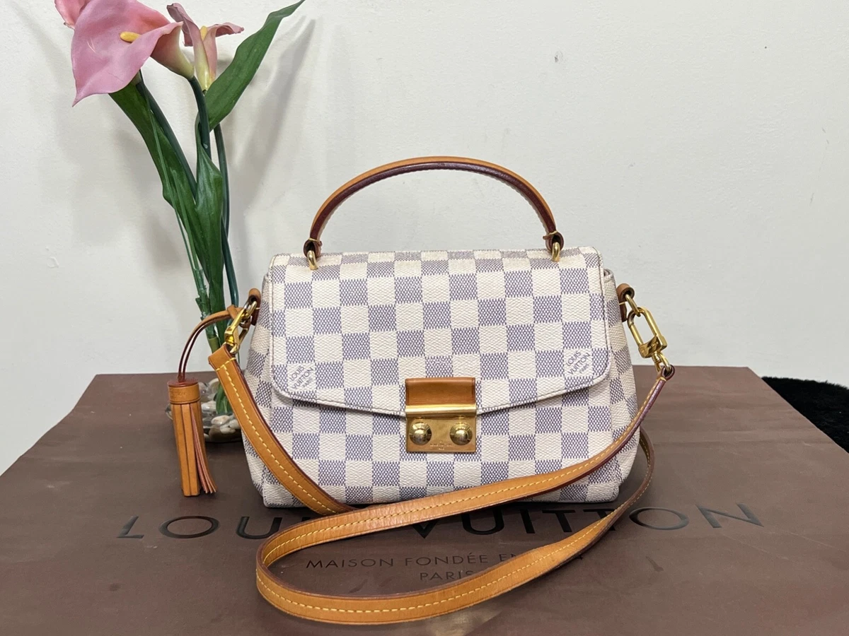 Authentic Louis Vuitton Croisette Damier Azur Cross Body Bag - The