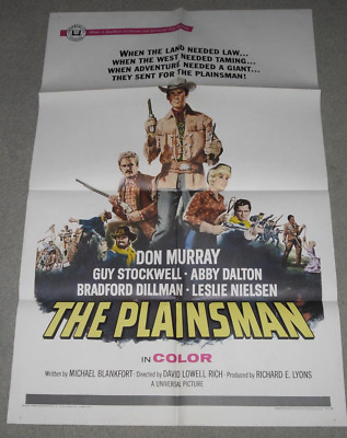 The Plainsman Original 1sh Movie Poster