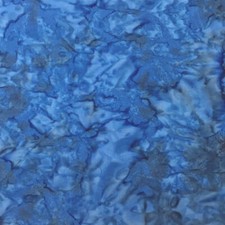 Island Batik Fabric, 1/2 Yard, CORNFLOWER, Blue, By The Half Yard