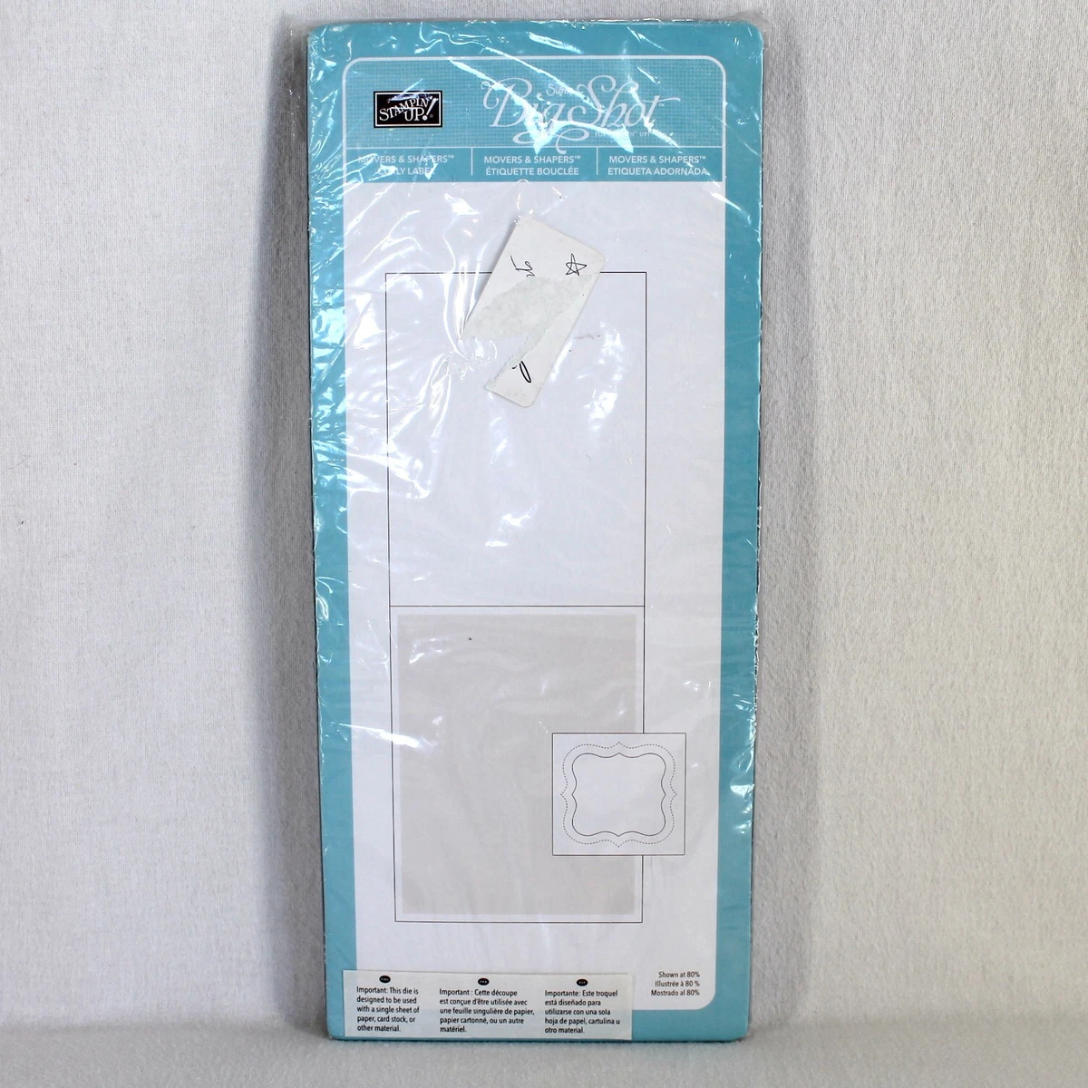 Big Shot Cutting Machine Sizzix + Cutting die - Labels