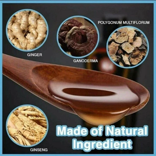 200ml Reverse Grey Hair Darkening Shampoo Natural Polygonum Essence Care Repair - Picture 2 of 15