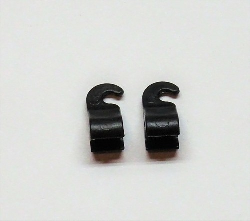 2 x WEAPON SHIELD HOLDER BLACK FOR PIN PLAYMOBIL to Belt Collar Figure C05 - Picture 1 of 3