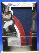  2021 Panini Black Davis Mills Sizable Signatures #SRJ-DM /50 Houston Texans