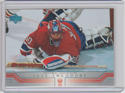 2001-02 Upper Deck #320 Jose Theodore Montreal Canadiens - 第 1/1 張圖片