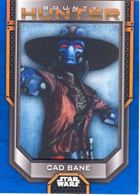 Star Wars Bounty Hunters Blue Bounty Hunter Patch Relic PBH-CB Cad Bane 112/199