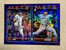 2024 Topps Update #US82 Tyler Jay Dedniel Nunez Purple Foil 795/799 RC METS