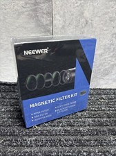 Neewer Magnetic Lens Filter Kit 55mm 5in1 Black Soft GND8 ND8 ND64 Adapter Ring