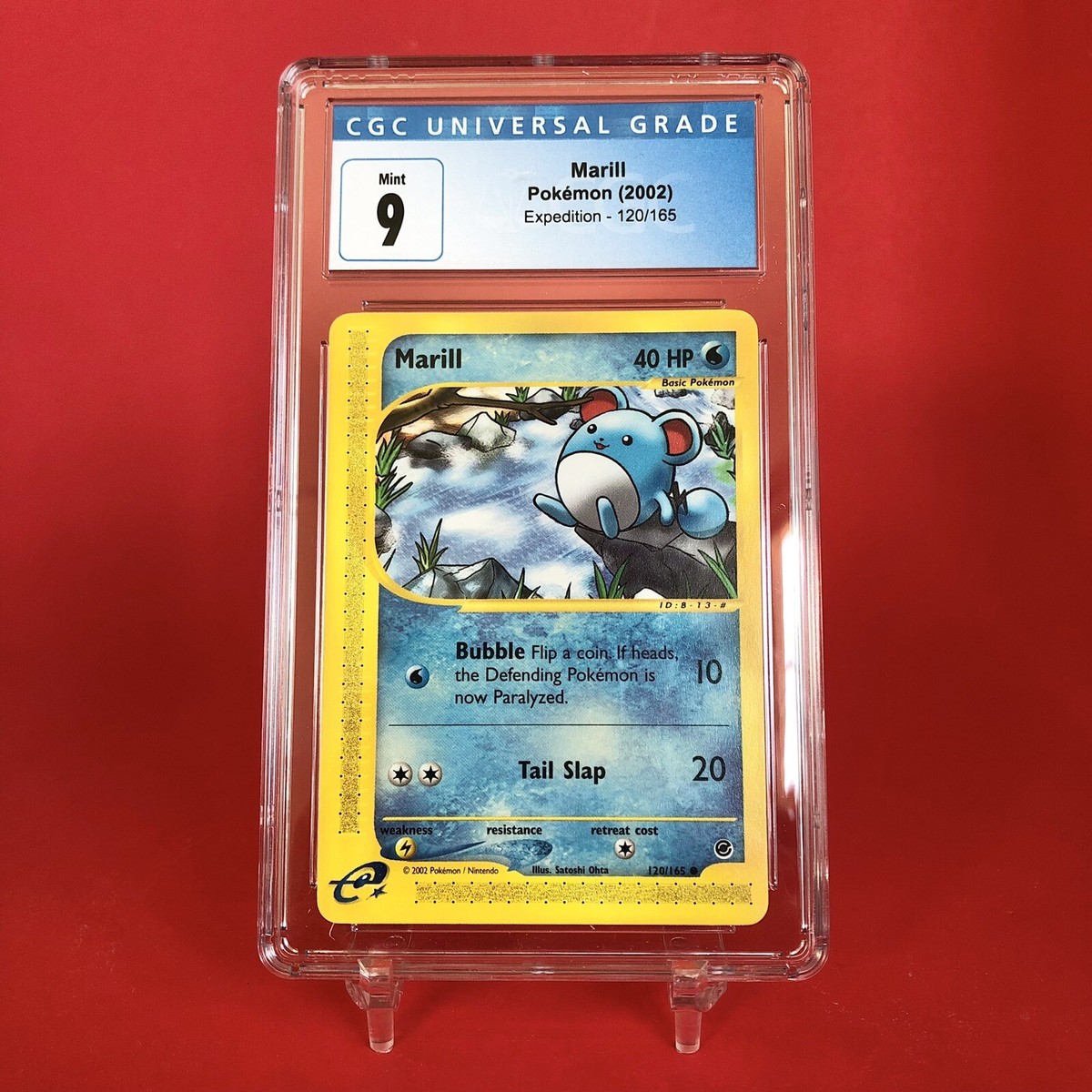 マリルリ pcg psa9 Pokemon Marill CGC 9 Expedition 120/165 Mint Rare | eBay