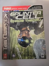 Book Splinter Chaos Theory, Prima Official Game Guide, Tom Clancy's