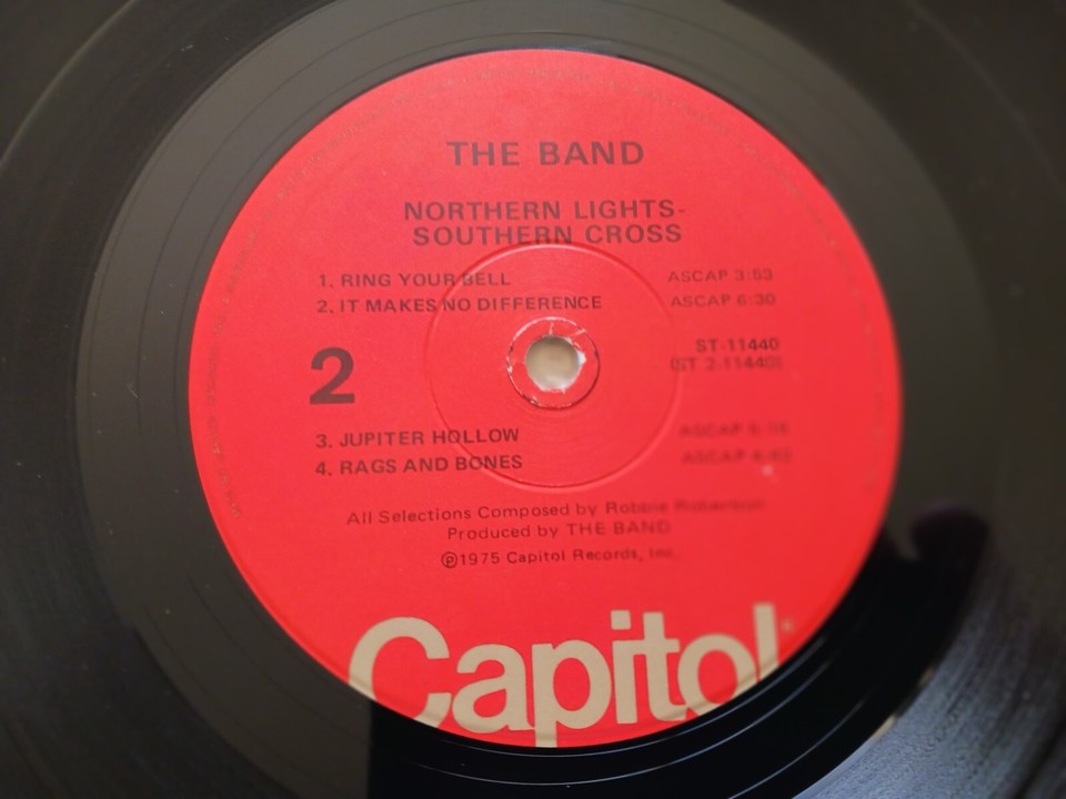 The Band NORTHERN LIGHTSSOUTHERN CROSS Vinyl LP Album Capitol ST11440