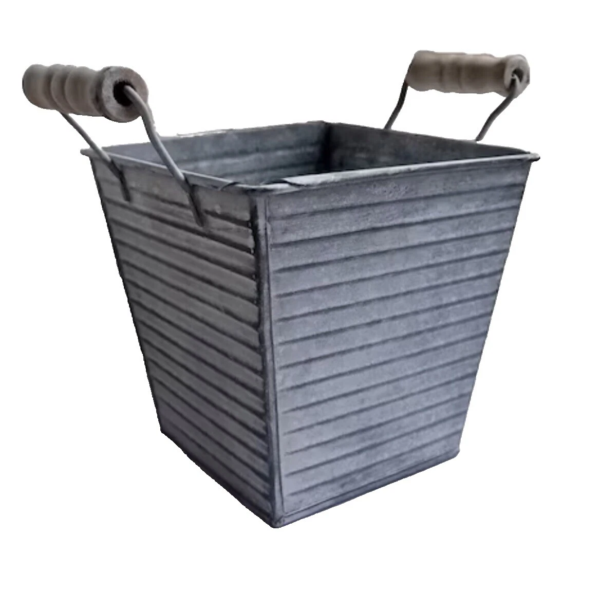 Metal Square Plant Baskets, Pots, Window Buckets