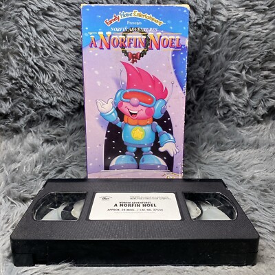 A Norfin Noel VHS Tape 1993 F.H.E Trolls Christmas Animated Kids Cartoon Movie