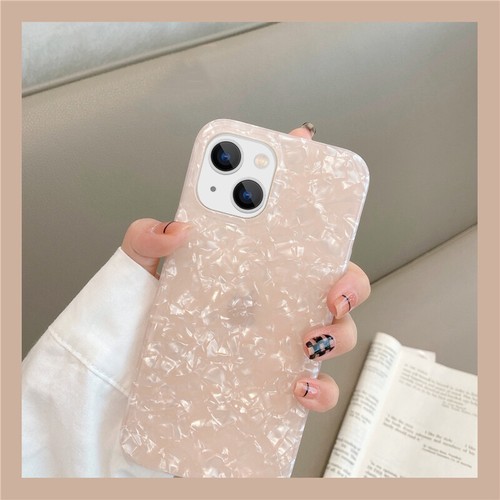 For iPhone 16 15 Pro Max 14 13 12 11 ShockProof Marble Shell Soft IMD Case Cover - Picture 8 of 13