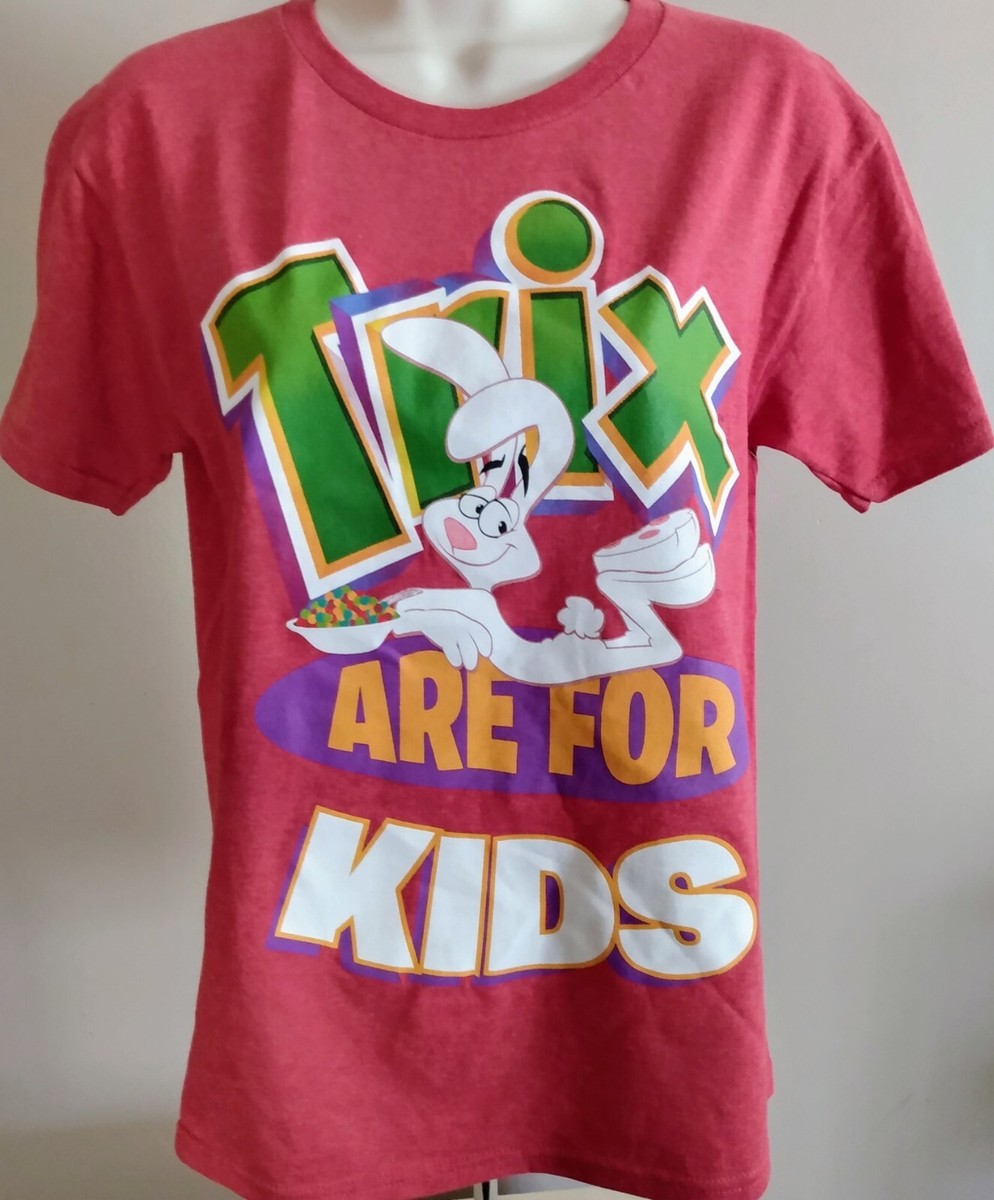 NEW~TRIX ARE FOR KIDS RABBIT-Cereal-Kids ~ SHIRT SIZE Youth XL (14