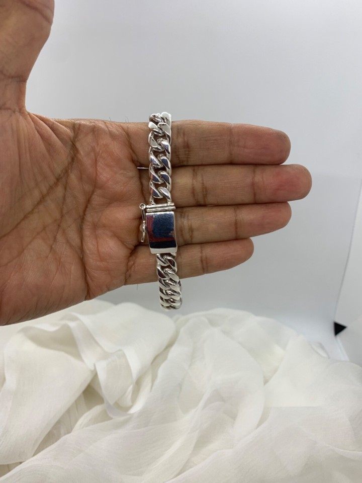 Handmade Solid Gold Miami Cuban Link Bracelets: Made In Tampa, Florida - Foto 5