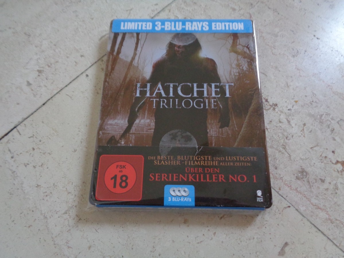 スラッシュメタル DVD Blu-ray 3点セット HATCHET TRILOGY *rare* Blu-Ray 3Disc STEEL EDITION FuturePak