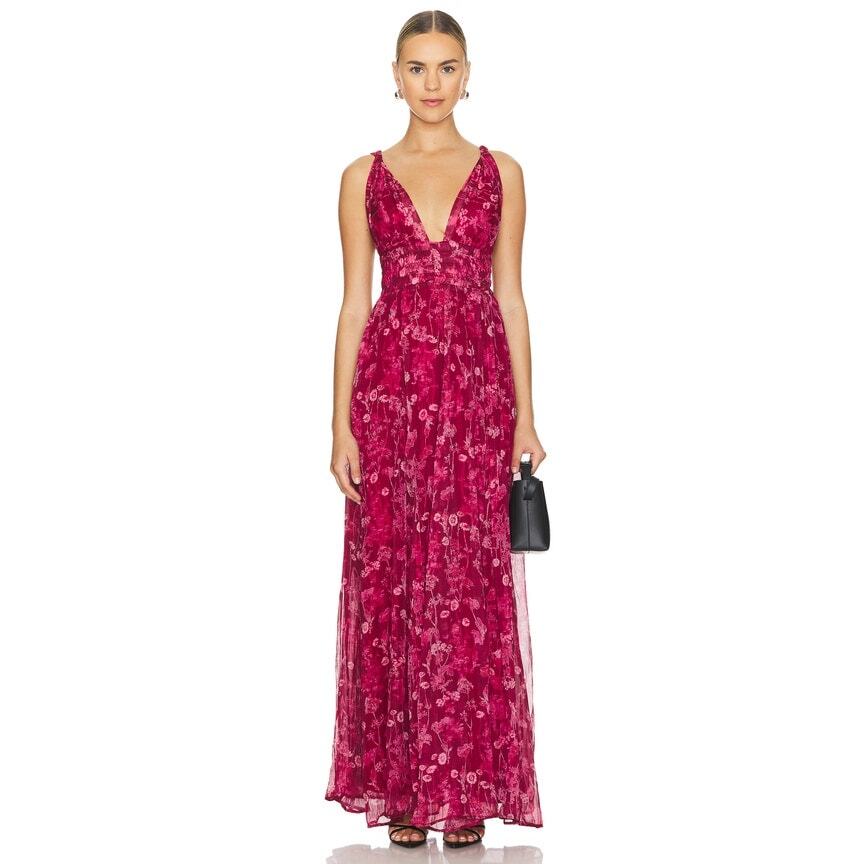 sabina musayev pink dress Sabina Musayev Carry Dress in Pink Lemonade