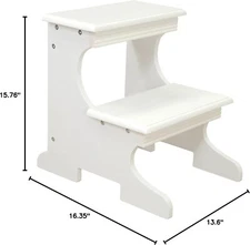 Bedside Stairs For High Beds Adults Two Step Stool Foot Steps Bed Ladder Wood