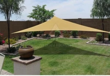 Shade Sail 90% UV Block HDPE Permeable Mesh Stainless Steel Rings Alion Home© 
