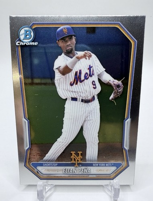 #ad #ad Elian Pena 2026 Bowman Chrome Prospect BCP 91 New York Mets MLB Baseball $1.79