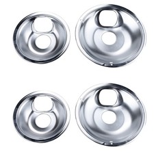 Fit For GE Chrome Range Pans Bowls 2 of WB31T10010 2 of WB31T10011