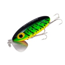 Arbogast Jitterbug Fishing Lure 3 5 8 oz Fire Tiger Topwater Bass Strike 80 C...