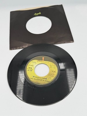 Paul McCartney & Wings Junior s Farm Sally G Apple 45 RPM Apple Sleeve 1875