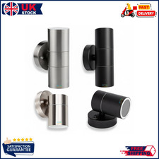 Outdoor LED Up Down Wall Light Modern Garden Lamp GU10 IP44 Metal Fixture