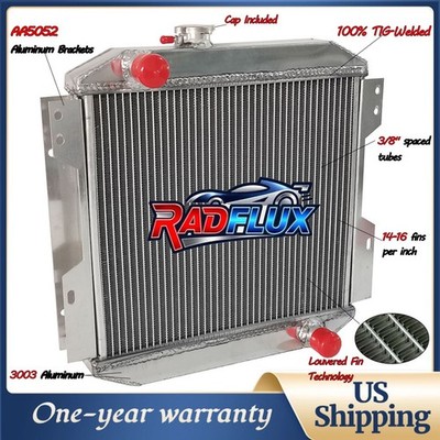 Radiator Fit Ford Capri MK1 MK2 MK3 Kent 1.3L 1.6L/2.0 Essex/Escort 1.6 Aluminum