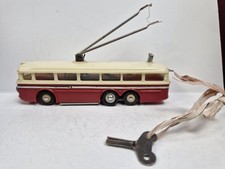 VERY RARE CSSR ITES Tatra T400 Troleybus 1960 tin plate plastic clocwork Tchech