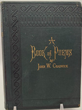 A Book of Poems by John W. Chadwick (Hardcover, 1876)