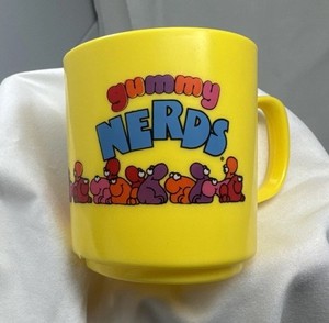 Gummy NERDS Mug 1989 Vtg Candy Advertising