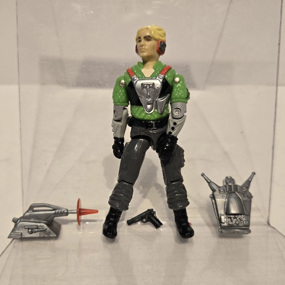 Vintage Hasbro GI Joe Lot 5 Figures Muskrat Ambush Mercer Psyche Cobra Commander - Image 4 of 4