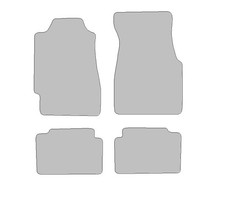Fußmatten passend für Honda Civic V Typ EG, EH 3 türig (Baujahr 1991 - 1995), Du