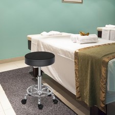 Adjustable Height Rolling Swivel Massage Tattoo Spa Salon Stool 13" x 13"