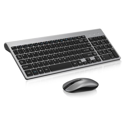 cimetech EasyTyping KF10 Wireless Keyboard and Mouse Combo, [Silent Scissor S...