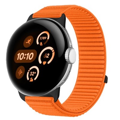 Gewobenes Nylon Sport Loop Armband für Google Pixel Watch 4 3 2 1 41mm 45mm